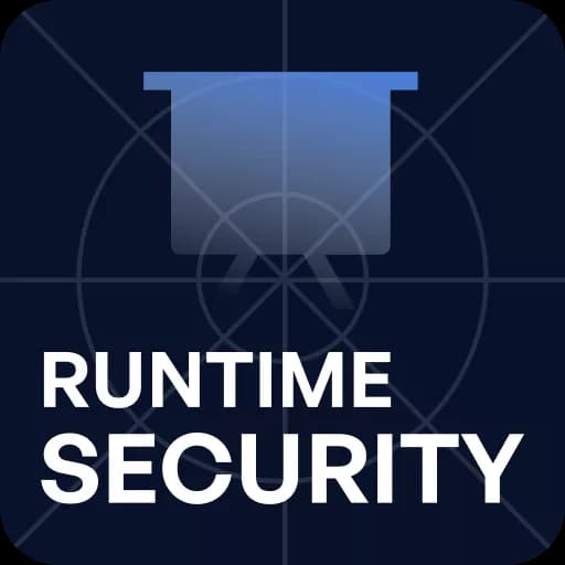 Styled image of the words 'RUNTIME SECURITY'